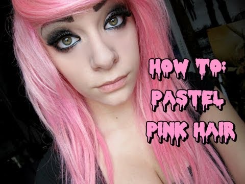 how to dye pink hair