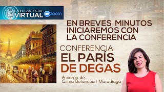 Conferencia el París de Degas