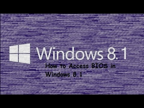 how to open bios