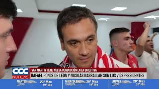 SAN MARTÍN TIENE NUEVA CONDUCCIÓN EN LA DIRECTIVA