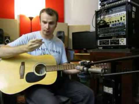 Como grabar guitarras acusticas. Tecnica y filosofia del buen sonido.