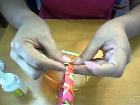 Flor de tela para diadema, pasador o prendedor - YouTube