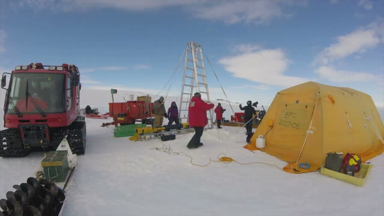 Timelapse of Icefin Robot Deployment