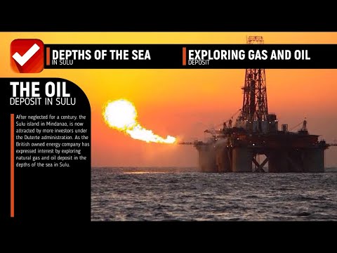 PHILIPPINE OIL RESERVE IN SULU STAGGERING $2.3 BILLION