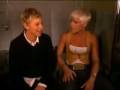Ellen DeGeneres and P!nk singing So What in Ellen
