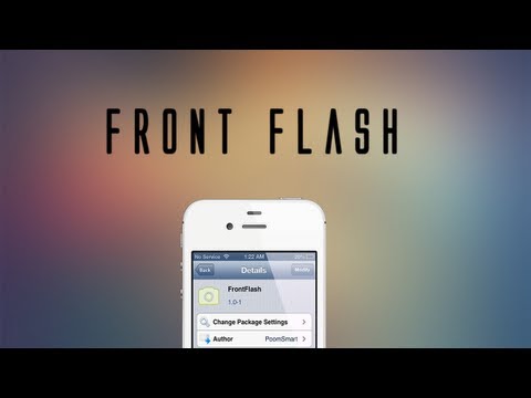 how to turn front flash on iphone 6