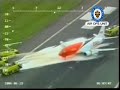 Pouso Forçado de um 737 sem parte do Trem de Pouso.Avião Boeing 737 TNT Company em Birmingham, Inglaterra.