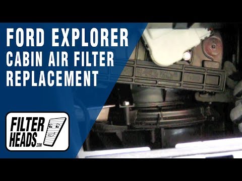 Cabin air filter replacement- 2011 Ford Explorer