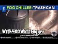 Fog Chiller Trash Can Style with Bag on Outlet Halloween Yard Haunt How-to