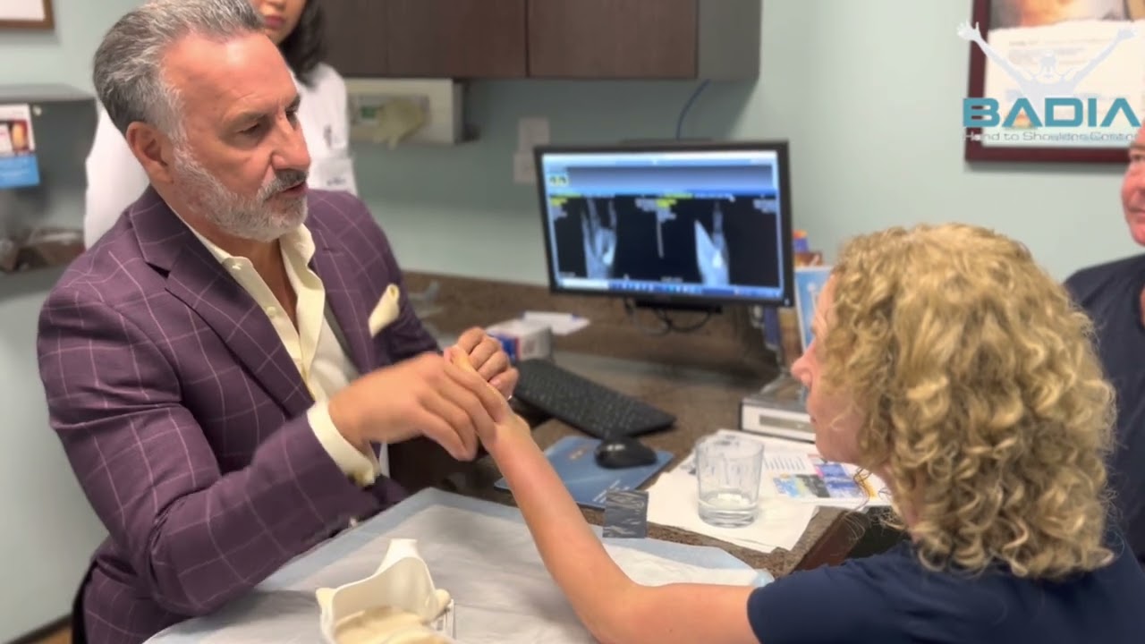 After visiting 4 physicians this patient  found a solution for her basal joint #arthritis