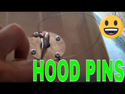 Saab 900 Turbo hood pin install