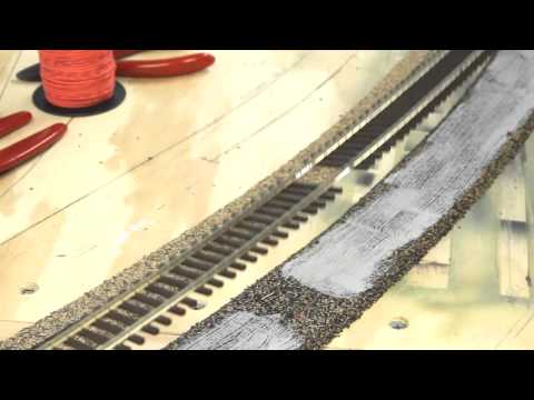 how to cut n gauge flex track