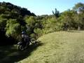 Saindo da cachoeira!