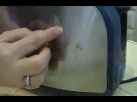 how to remove melted plastic