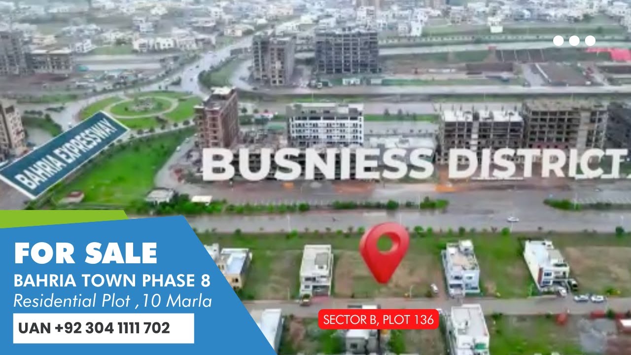 Plot For Sale | Sector B | Phase 8 , Bahria Town Islamabad.