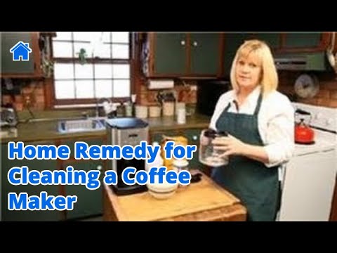 how to clean a coffee maker with vinegar