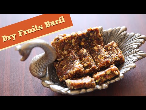Dry Fruits Barfi | Best Barfi Recipe | Indian Sweets | Divine Taste With Anushruti