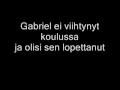Pelle miljoona - Gabriel sanotuksilla