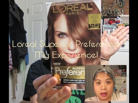 how to dye hair using loreal preference