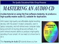 QEVG -- Mastering An Audio CD Using AUDACITY Video Tutorial QEVG -- Mastering An Audio CD Using AUDACITY Video Tutorial