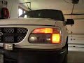 Turn signal without parking lights Turn signal without parking lights