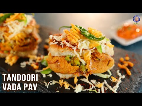 Tandoori Cheese Vada Pav Recipe | Vada Pav Using Tandoori Sauce | Rainy Day Snack Recipes | Ruchi