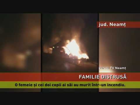 O femeie și doi copii au murit într-un incendiu