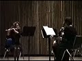 university of akron student flute/clarinet/bassoon wind trio playing walter piston's three pieces. 

lisa thomas, flute
heidi aufdenkamp, clarinet
palmer shepherd, bassoon