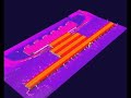 Terminal 4 de Barajas modelada con datos LIDAR
