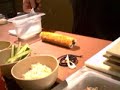 sushi how to: make a spicy tuna roll