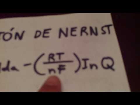 ecuacion de nernst}