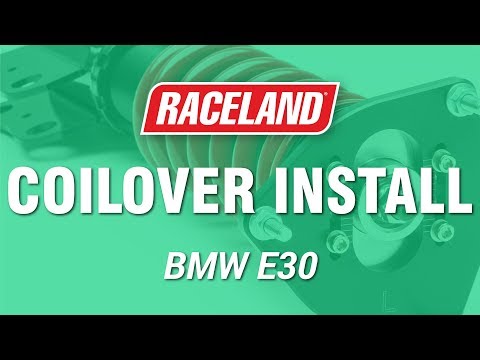 How to Install Raceland BMW E30 Coilovers