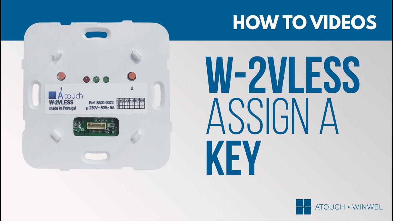 W-2VLESS - Como atribuir uma tecla para controlar a saída selecionada