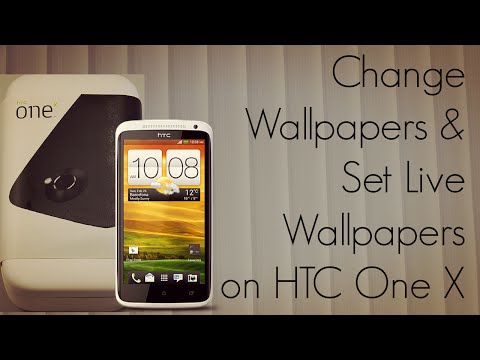how to set wallpaper for htc one x