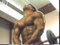 Teen Bodybuilder: Mike Tremblay pump room curls #1