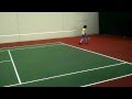 Redfoo beat by 7year old girl at Central Park Tennis Club
