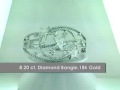 8.20 ct. Diamond Bangle, 18k White Gold