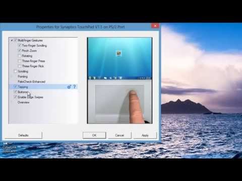 how to adjust touchpad sensitivity windows 8