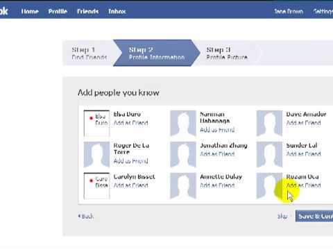 how to set up a new facebook account