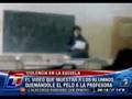 PRENDIERON FUEGO Y LE TIRARON UN PRESERVATIVO(PROFESORA)