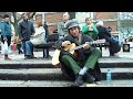 Norwich Busker  Graham Stacey  \"Tombland\" All New , HD Z1275
