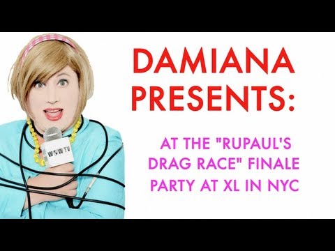 drag race - Lady reporter Damiana Garcia had a marvelous night at Logo's