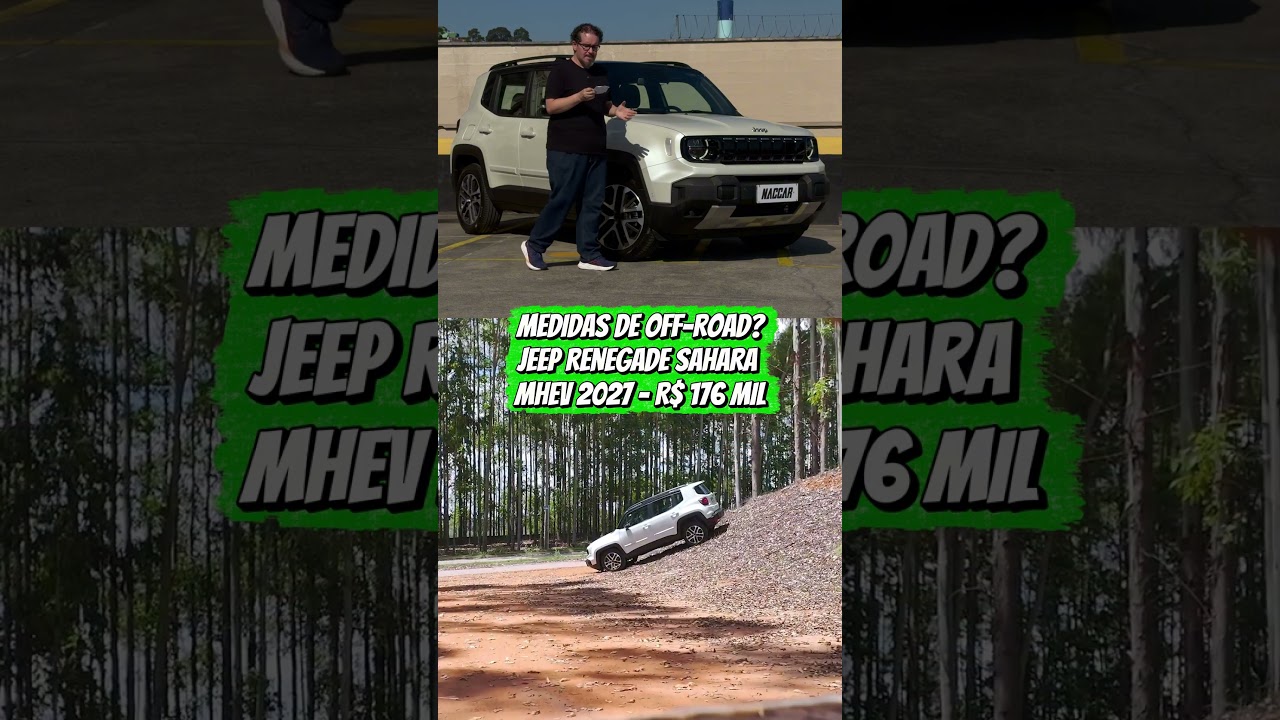 O RENEGADE HÍBRIDO AINDA RASPA NA LOMBADA? 🧗‍♂️📐