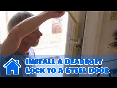 how to put a lock on a door