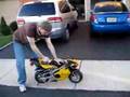 Pocket bike start