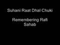 Tribute to Mohammad Rafi Sahab - Suhani Raat Dhal Chuki