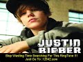 Justin Bieber-One time with lyrics!