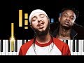 Post Malone - rockstar ft. 21 Savage - Piano Tutorial / Piano Cover - How to play