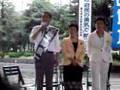 服部良一7・14演説02