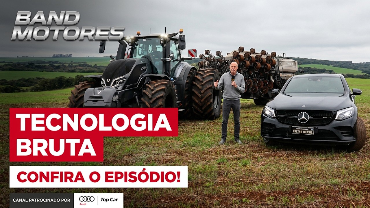 Conversa e informação sobre tecnologia, tratores e carros.
